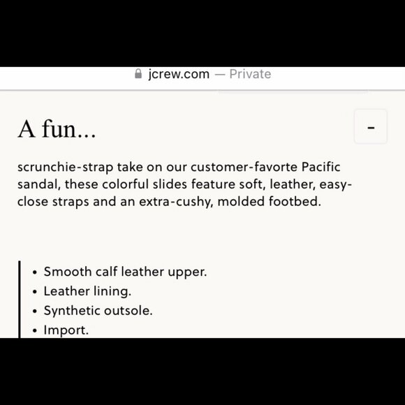 J. Crew Pink Slides - Picture 5 of 5